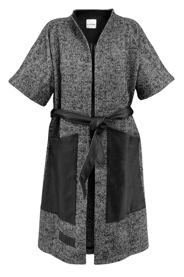 Big Pockets Cardigan in Black