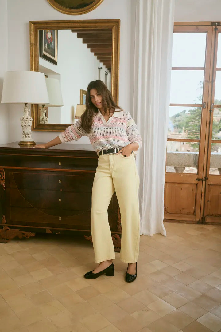 Brinnie Trousers in Lemon Meringue