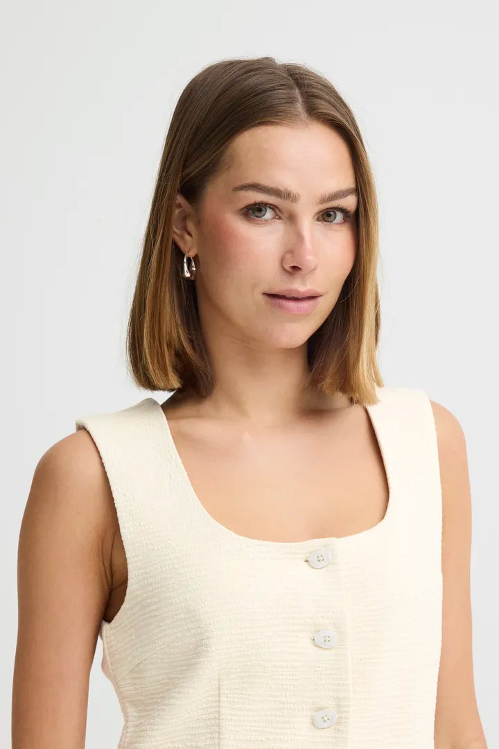 Kate Lumina Waistcoat in Almond Milk