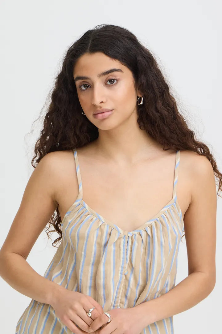 Foxa Top in Palace Blue