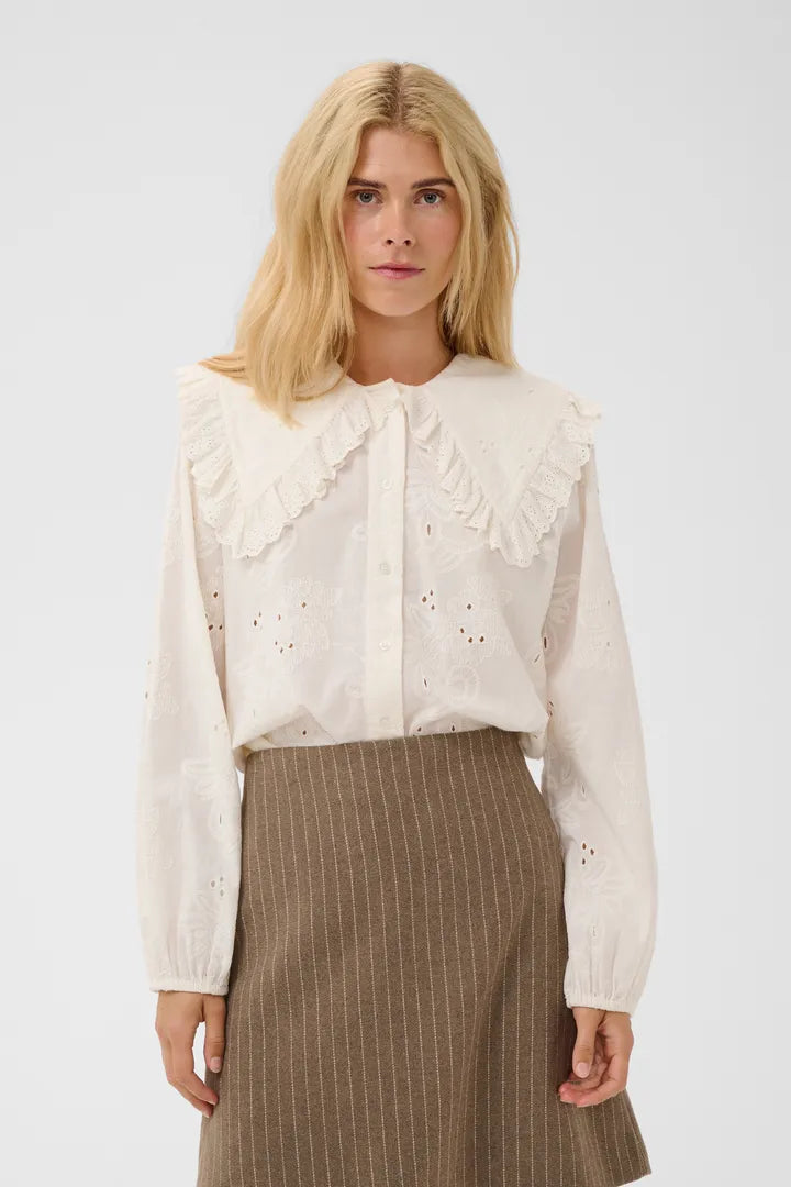 Claramille Shirt in Spring Gardenia