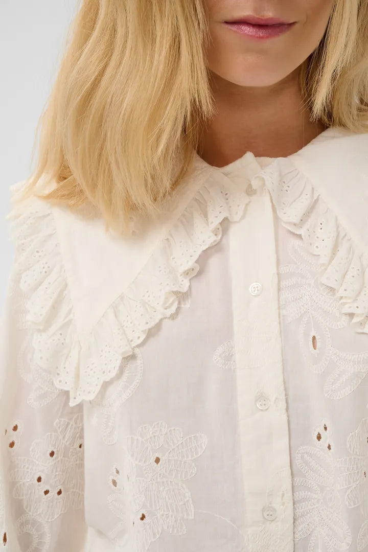 Claramille Shirt in Spring Gardenia