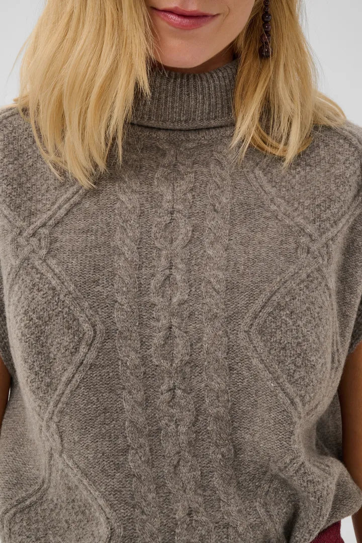 Monia SL Pullover in Falcon Melange