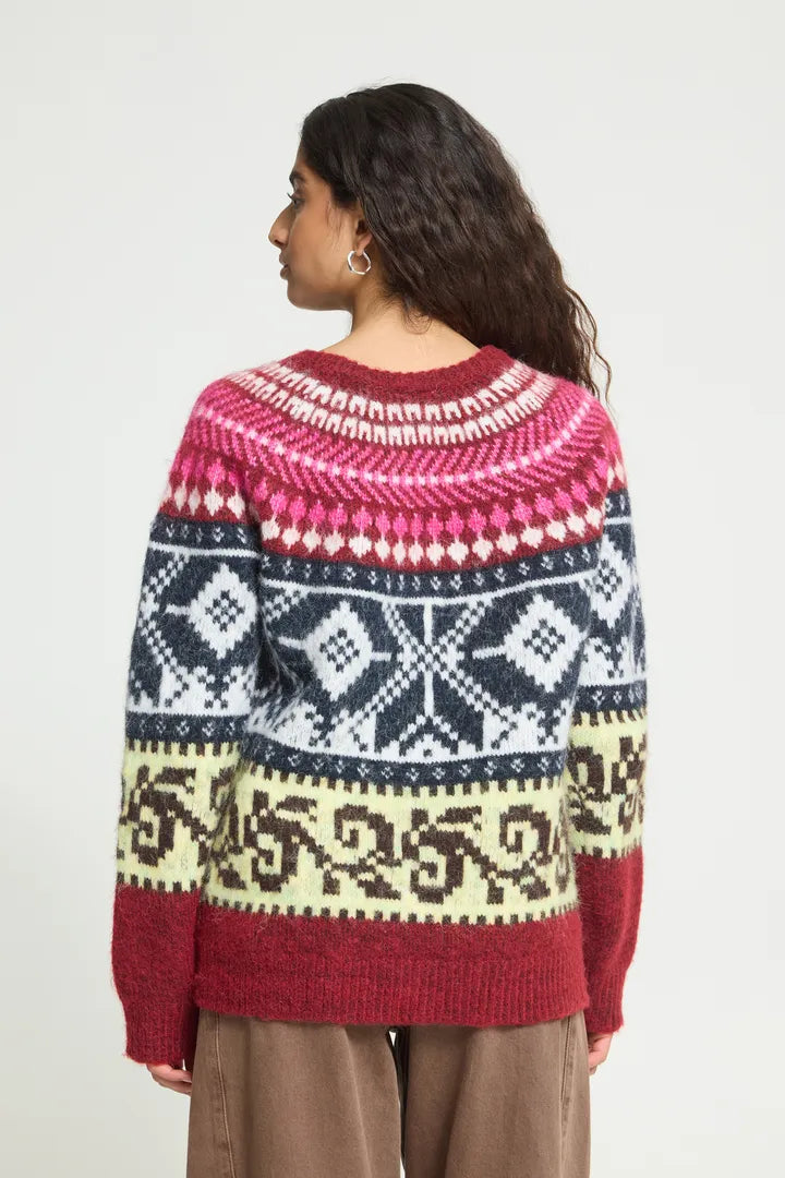 Cylle Pullover in Zinfandel