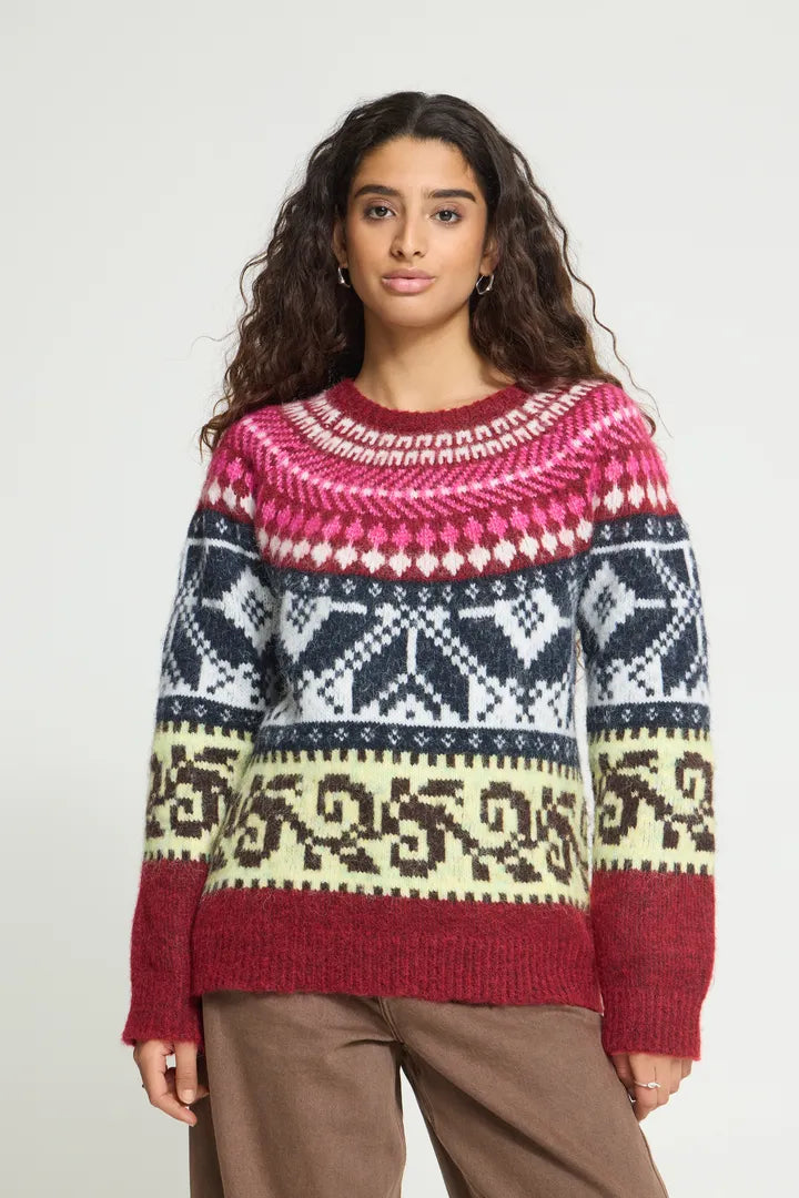 Cylle Pullover in Zinfandel