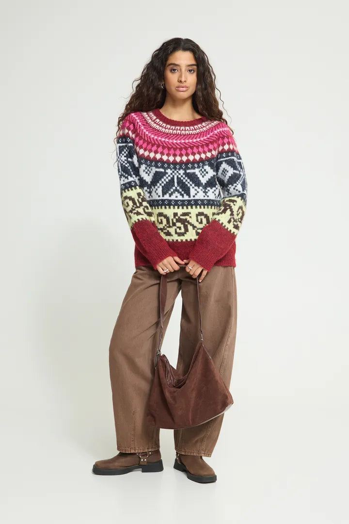Cylle Pullover in Zinfandel