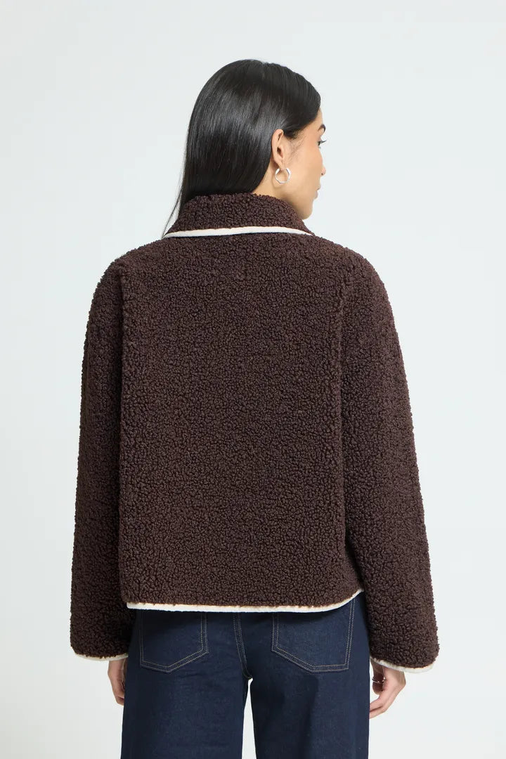 Hoziva Jacket in Coffee Bean