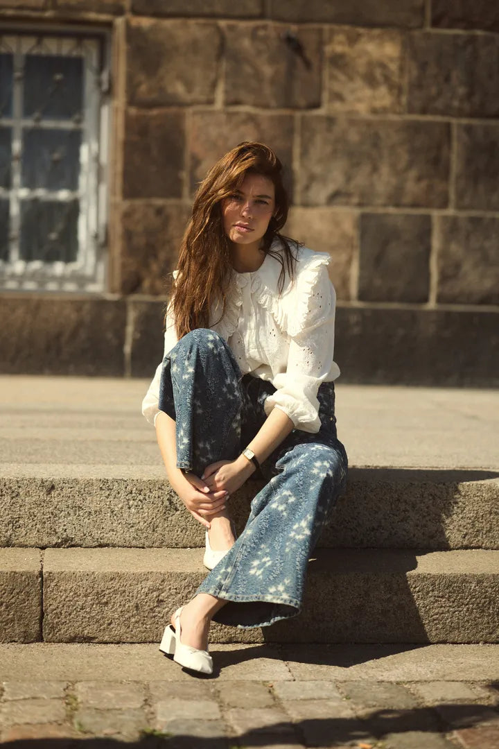 Claramille Shirt in Spring Gardenia