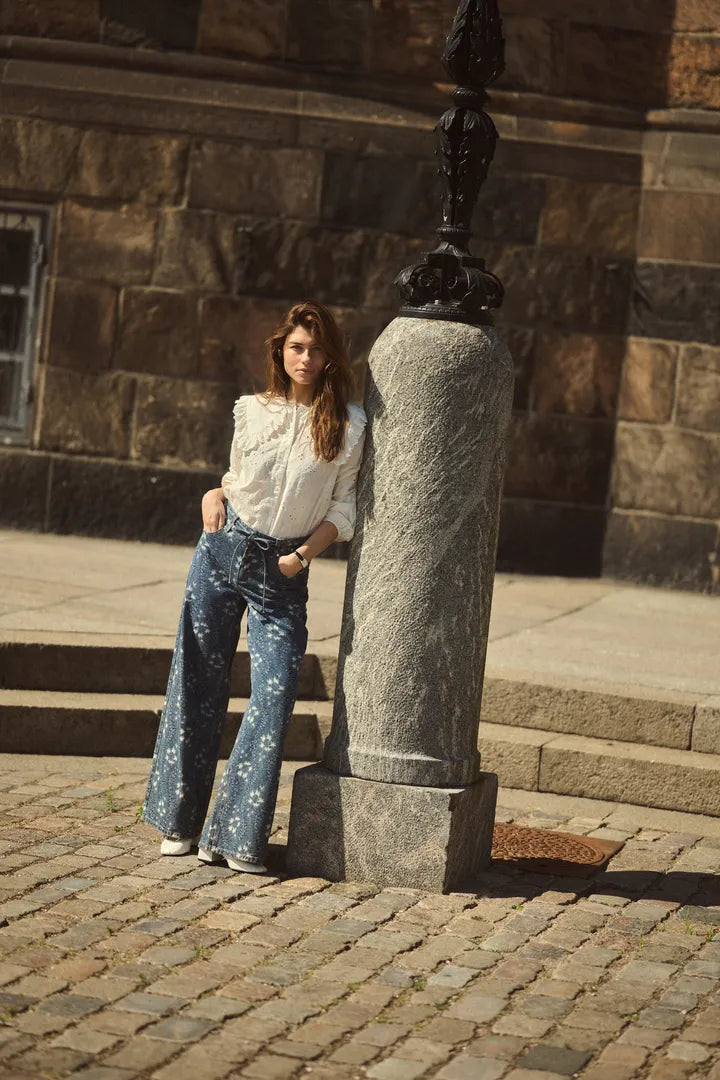 Claramille Shirt in Spring Gardenia