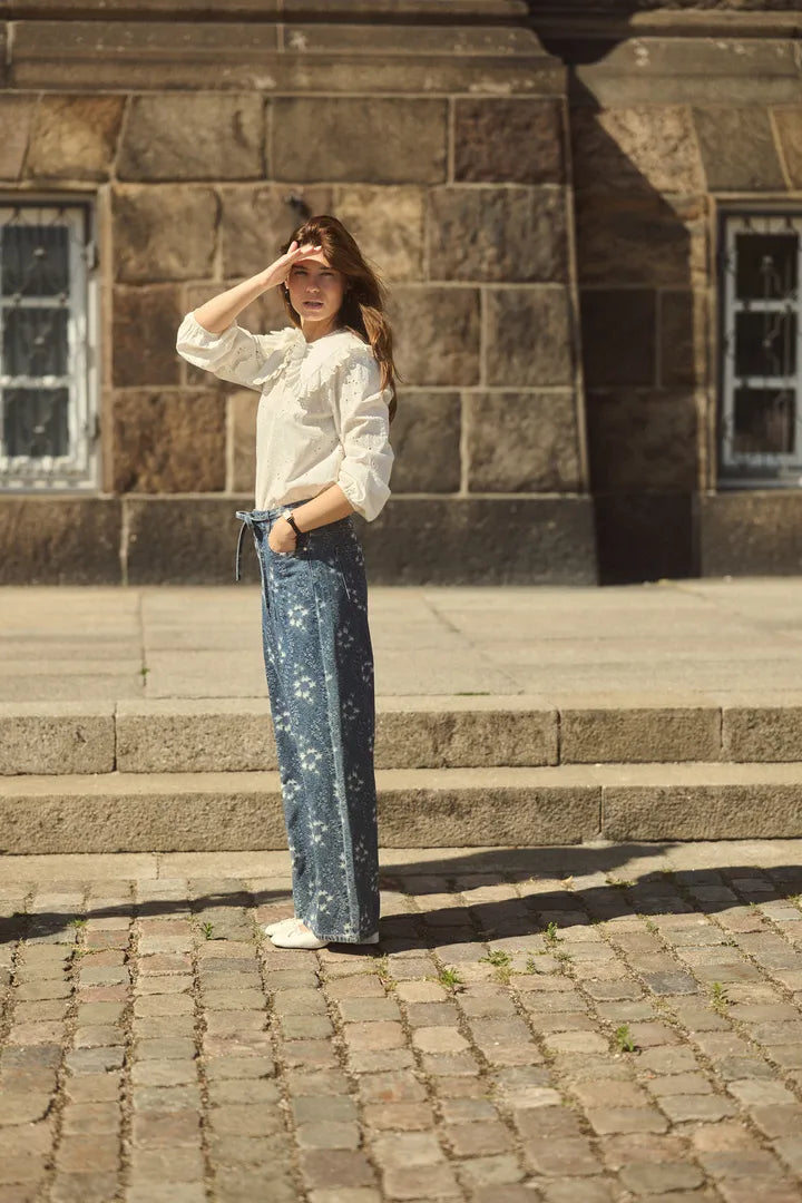 Claramille Shirt in Spring Gardenia