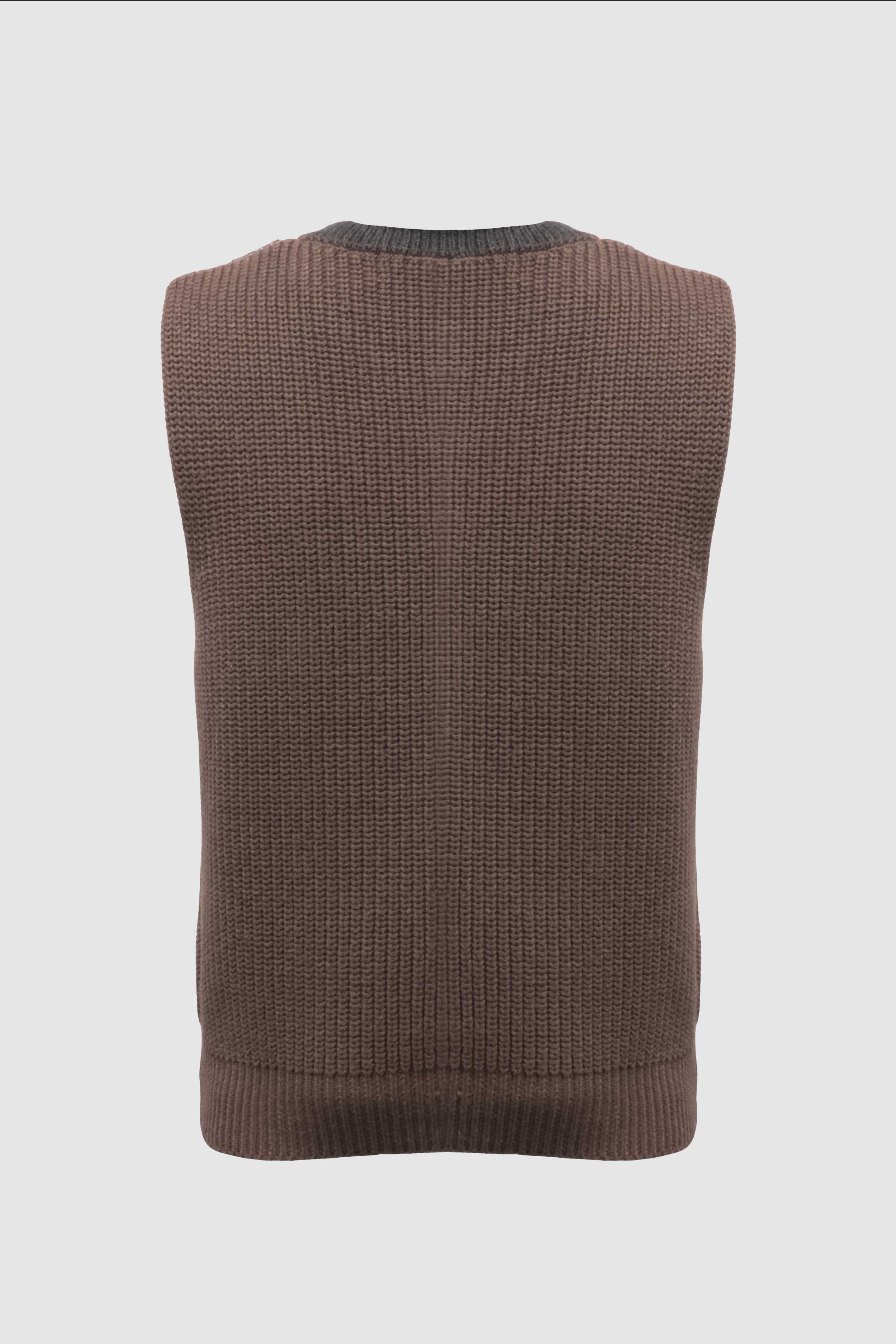 Walter Vest in Grey Mix