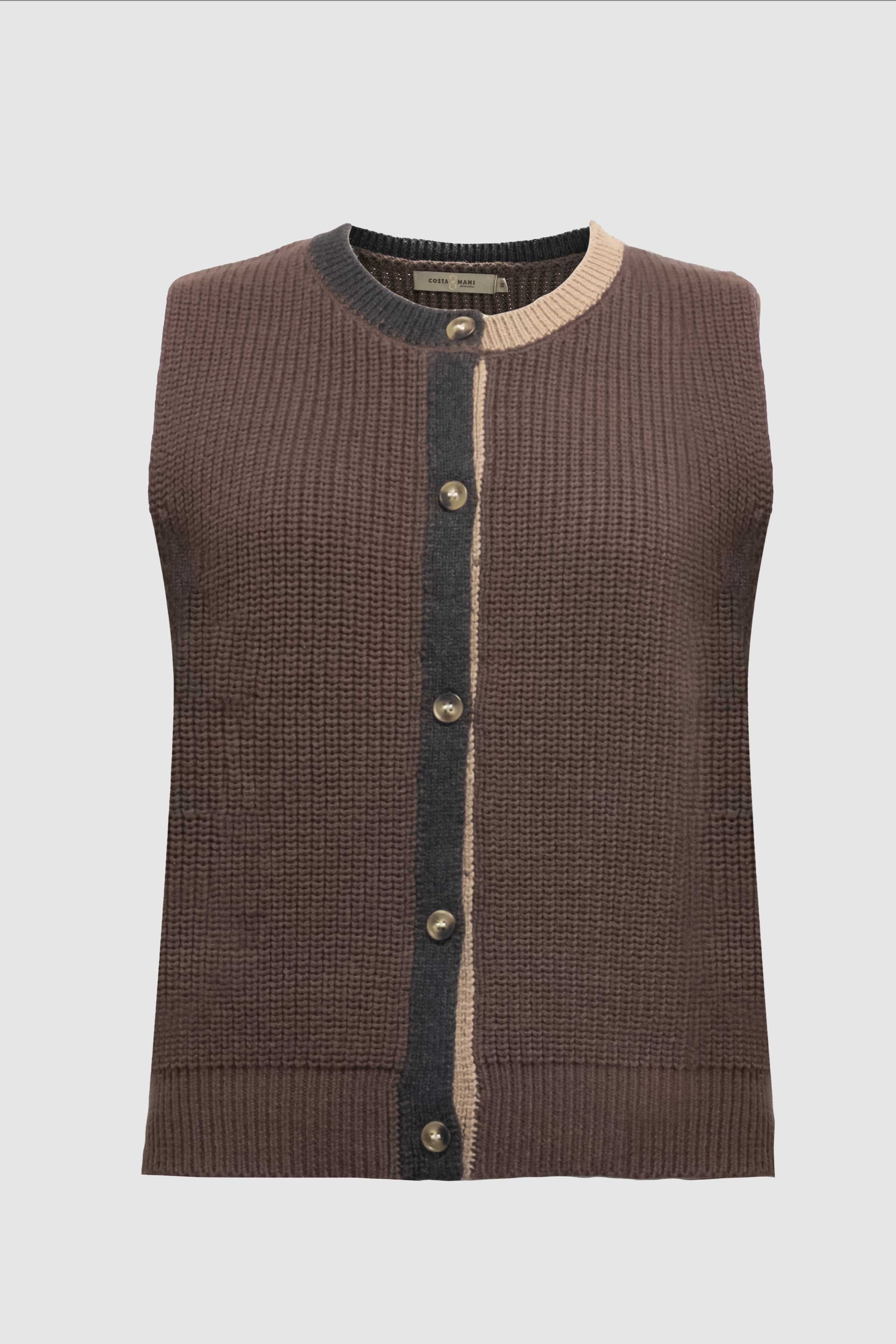 Walter Vest in Grey Mix