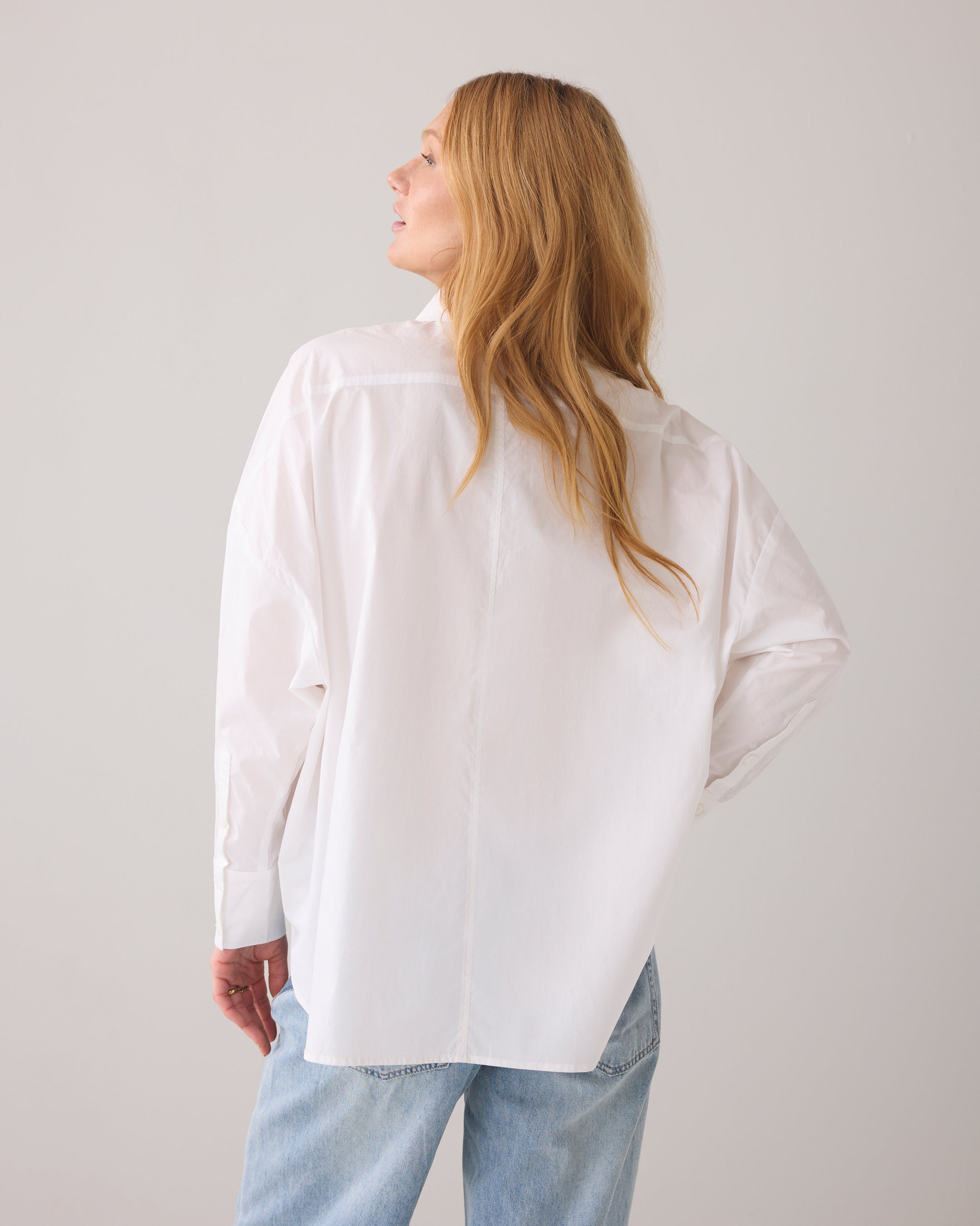 Fancy Button Blouse in Off White