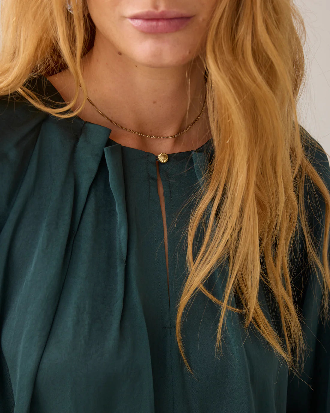 Reversible Silky Touch Top in Emerald Green