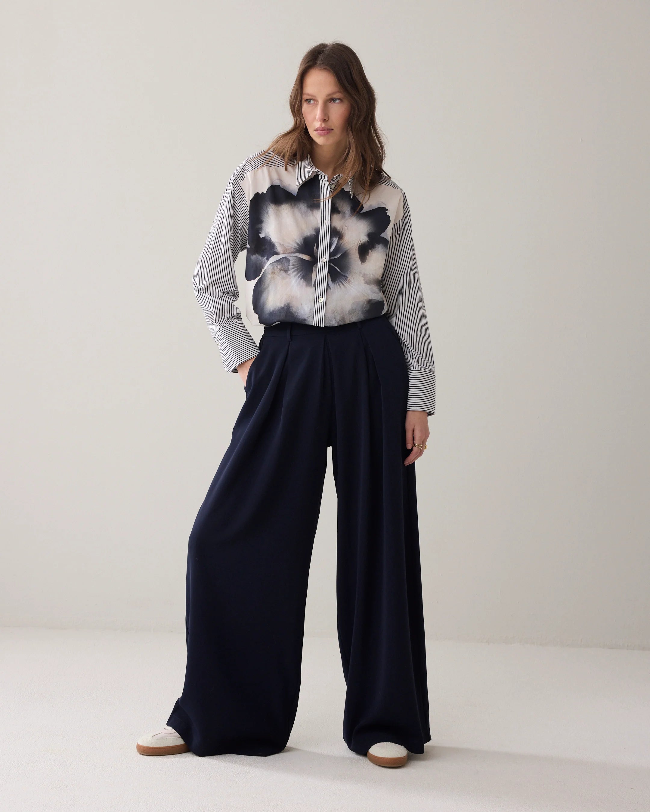 Big Flower Blouse in Multicolour