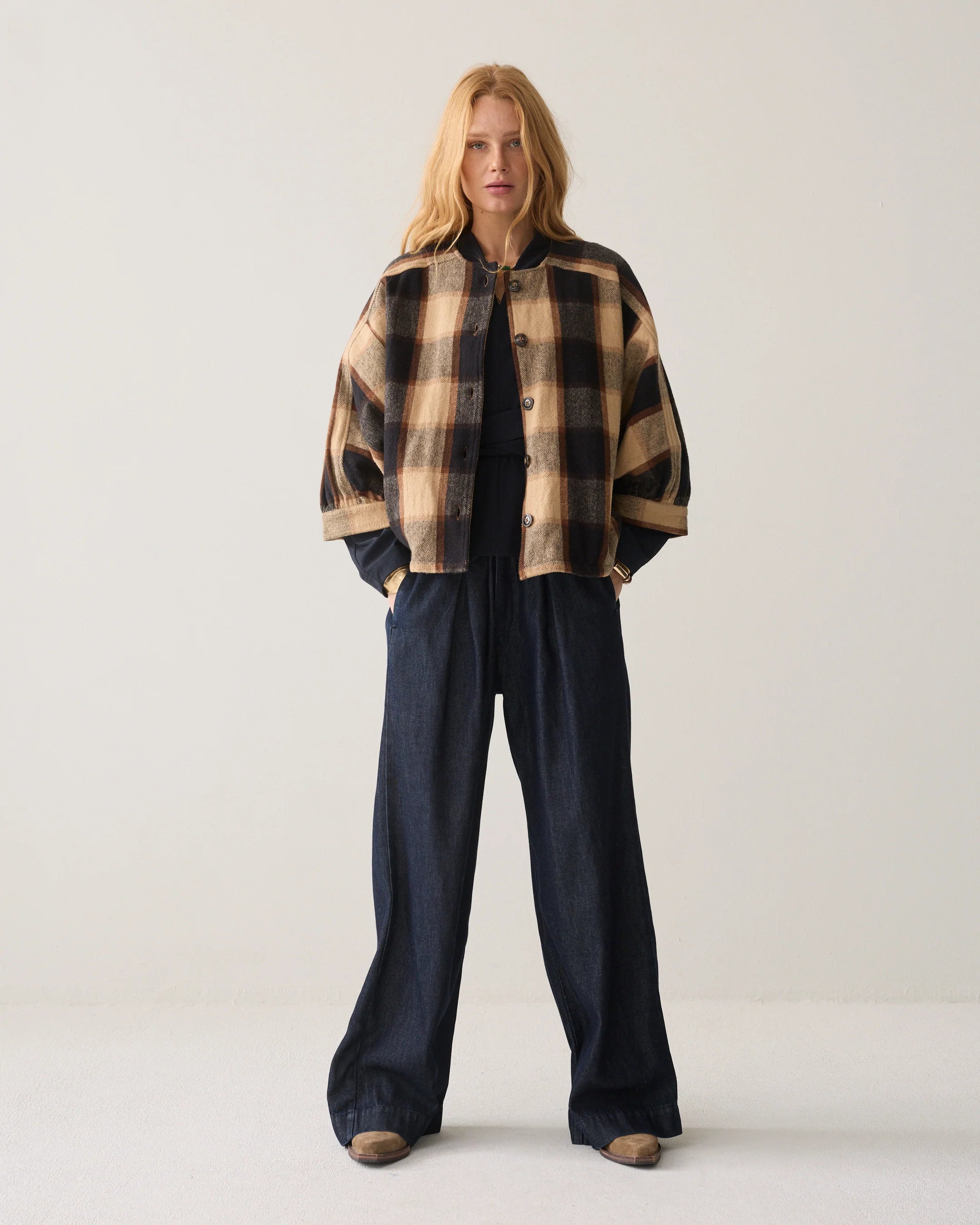 Heavy Check Jacket in Multicolour