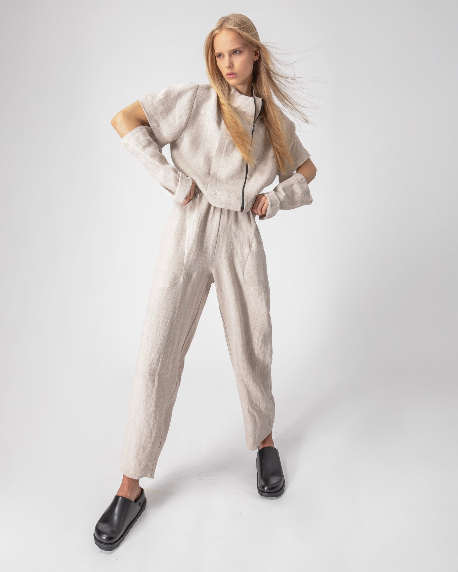 Nodan Jacket in Semi-Grey