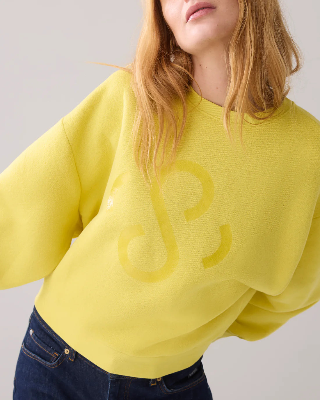 Vintage Sweatshirt in Mimosa Yellow