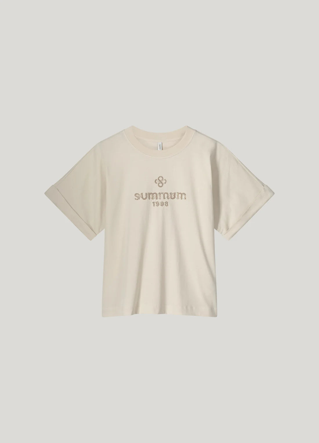 Boxy Artwork Tee in Ivory