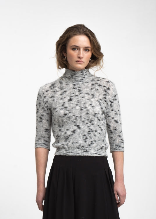 Fancy Pongo Sweater 26507 in Grey
