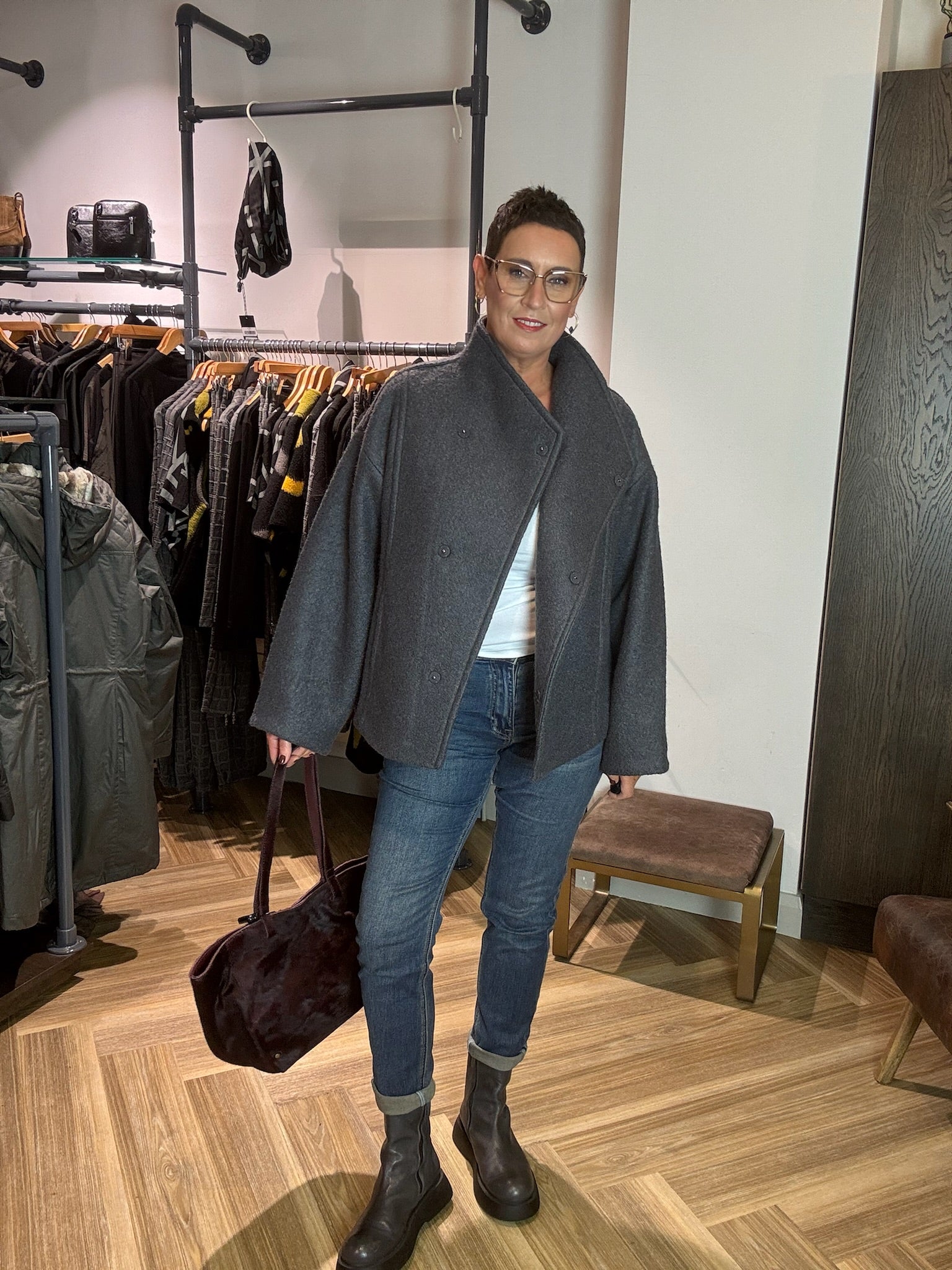 Stipa Jacket in Grey