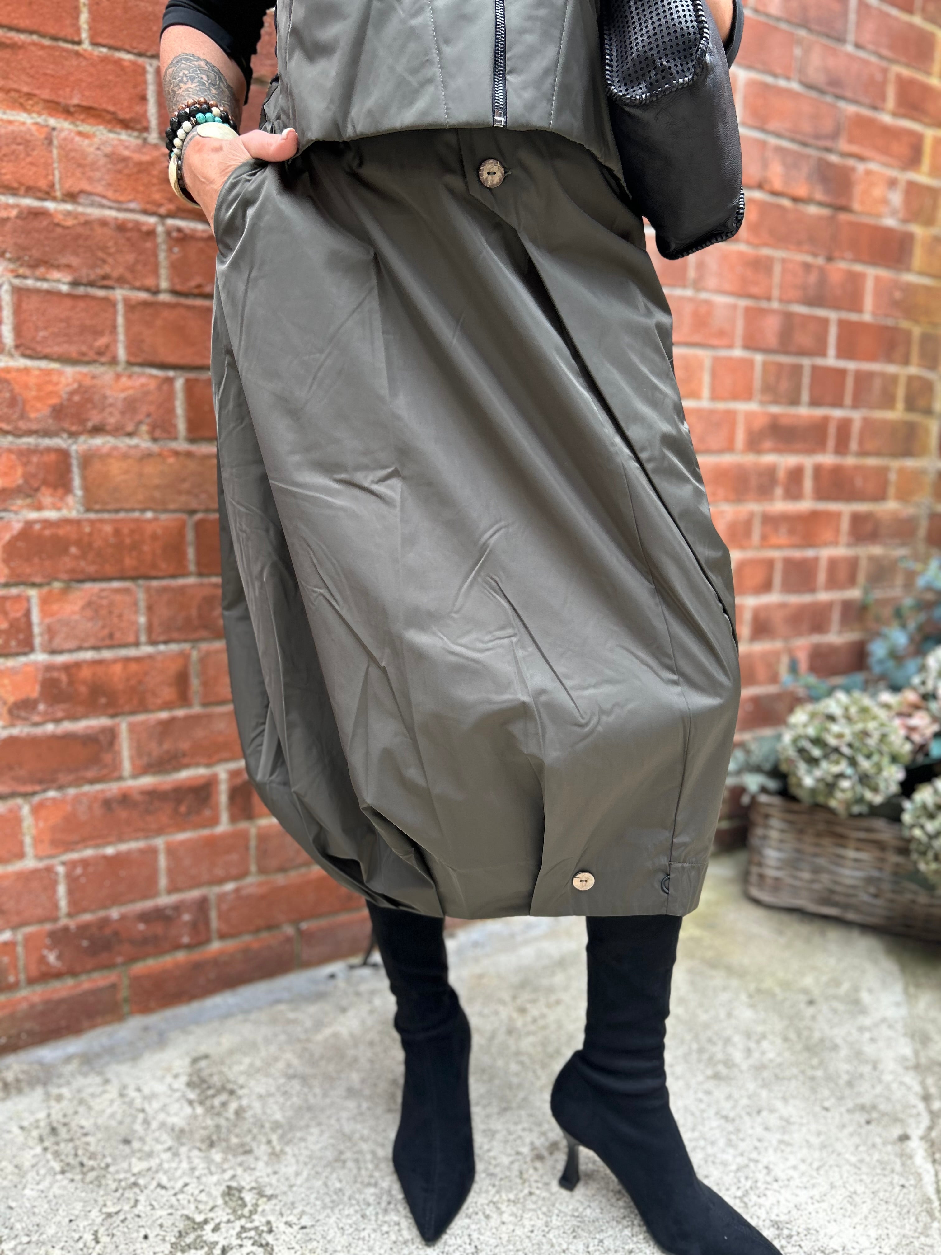 Planis Skirt in Khaki