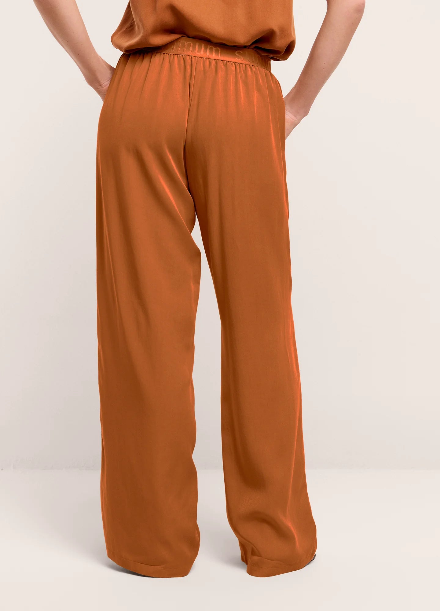 Airy Straight Leg Trouser in Cacao