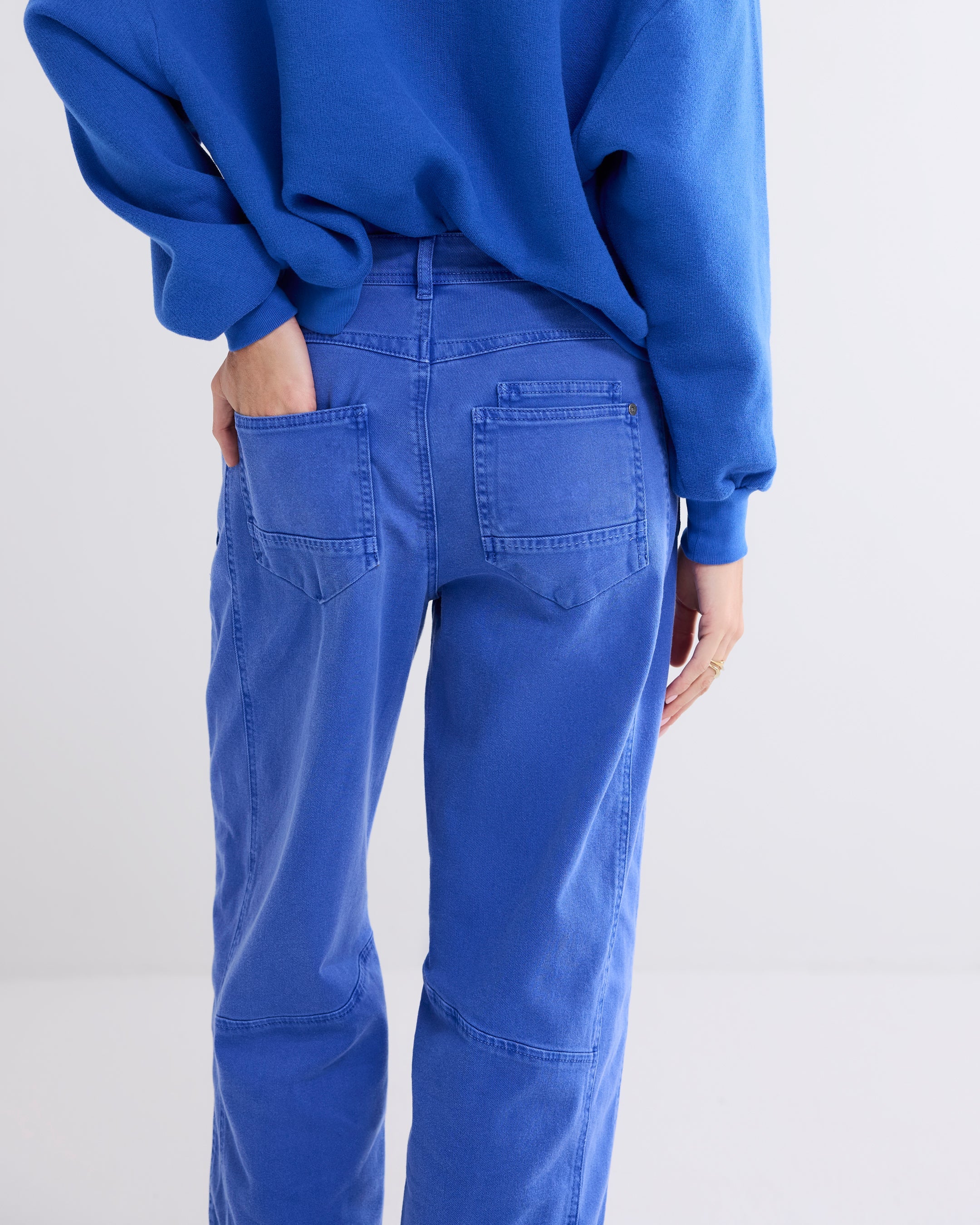 Vintage Cocoon Trouser in Royal Blue