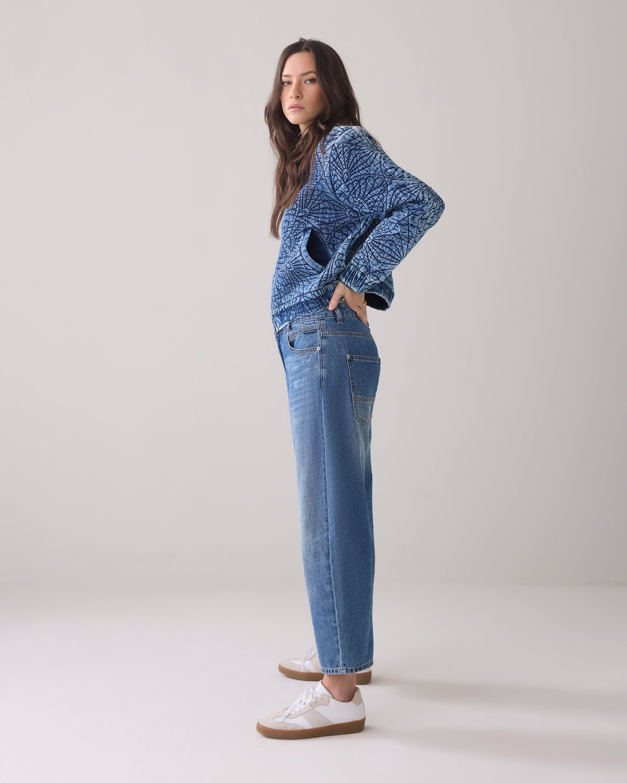 Cocoon Fit Jean in Denim