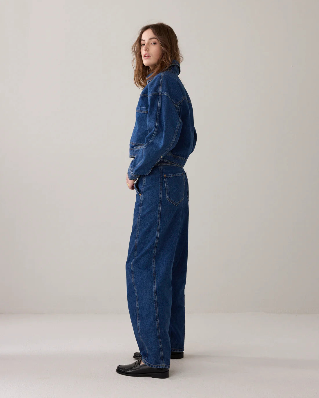 Barrel Fit Jeans in Indigo