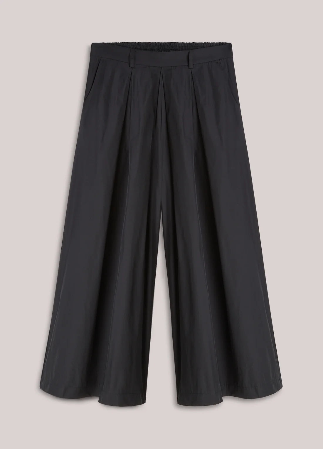 Taffeta Culottes in Black