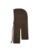 Ginacc Balaclava Knit in Dark Brown