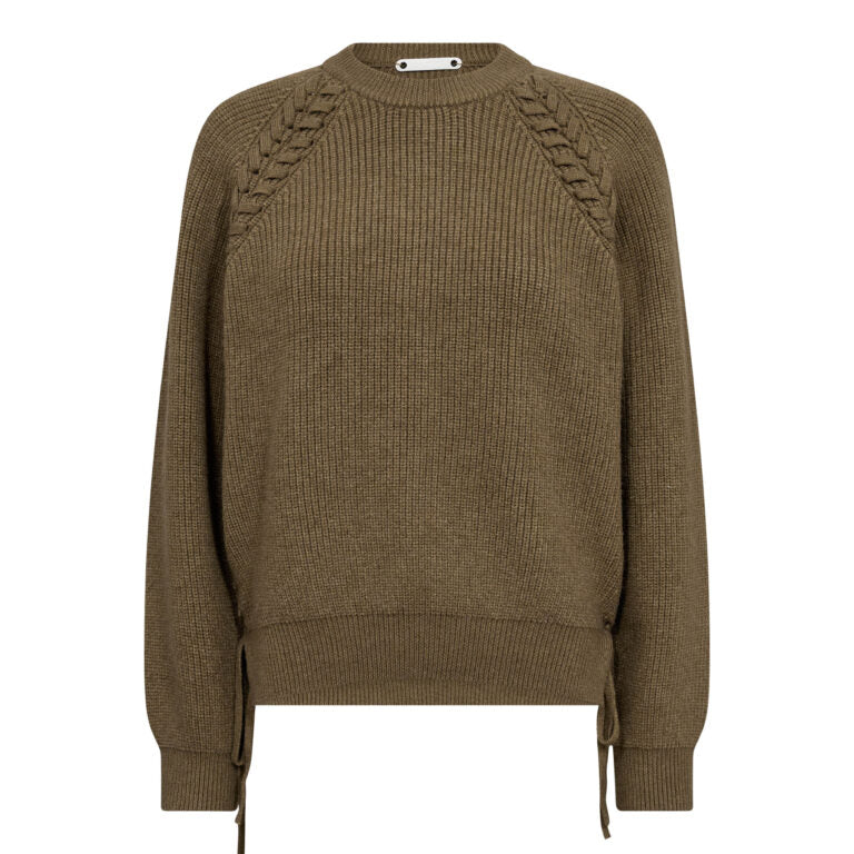 RowCC Braid String Knit in Army