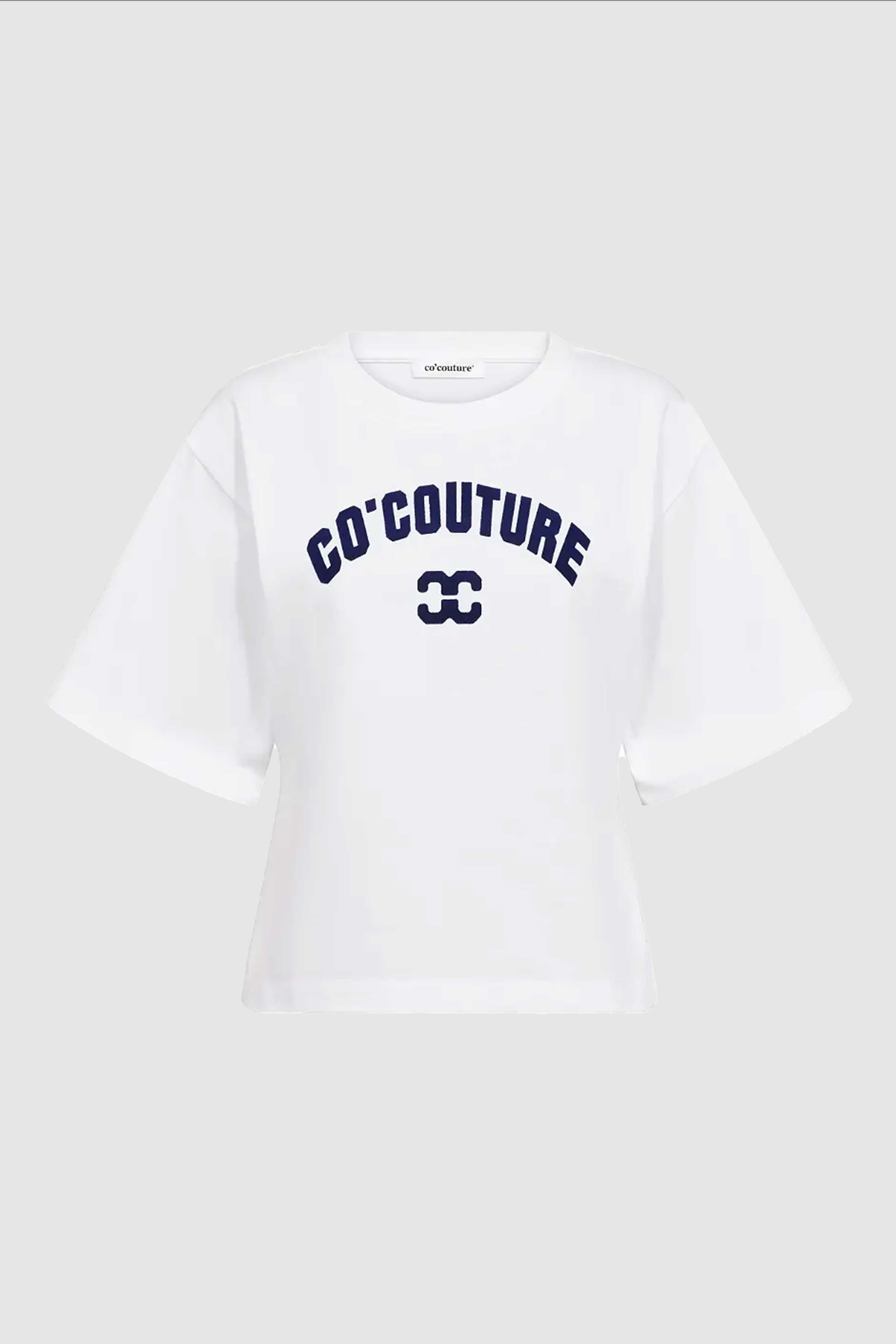 Zengacc Tee O-Neck in White - Blue