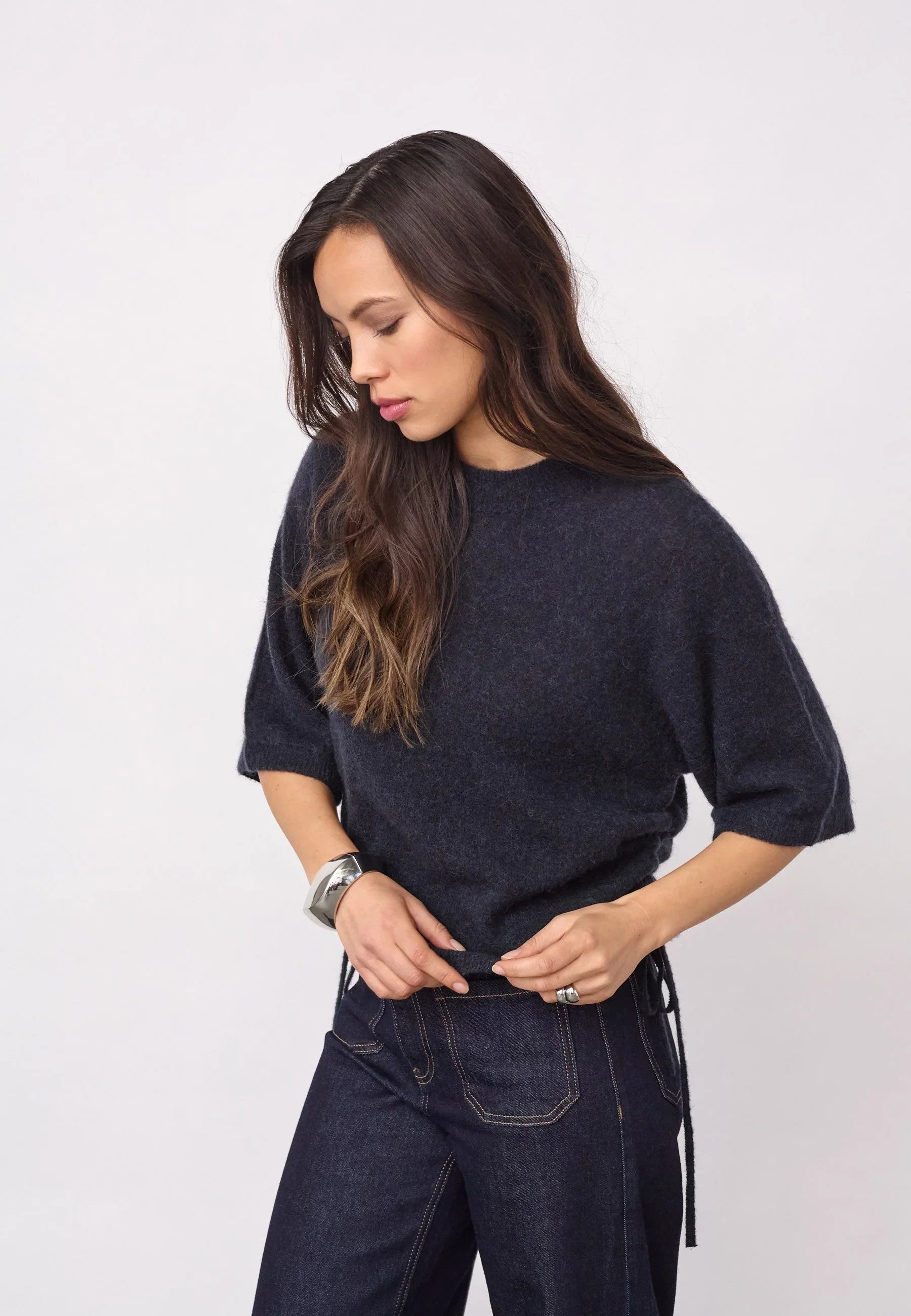 NoomiCC String Knit in Navy