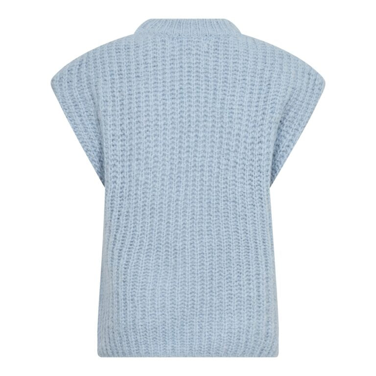 RainaCC Knit Vest in Pale Blue