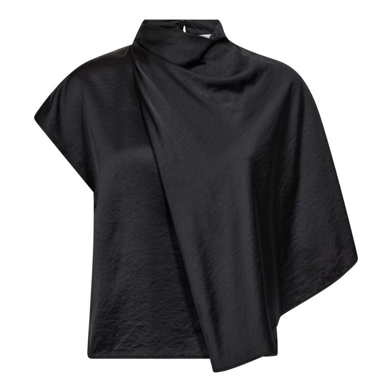 IdunCC Cape Blouse in Black