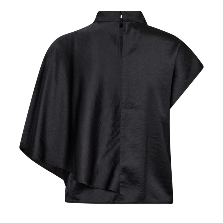 IdunCC Cape Blouse in Black
