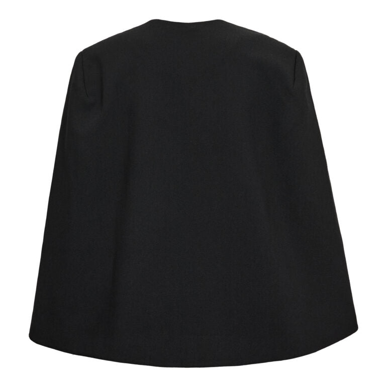 VolaCC Cape Button Blazer in Black
