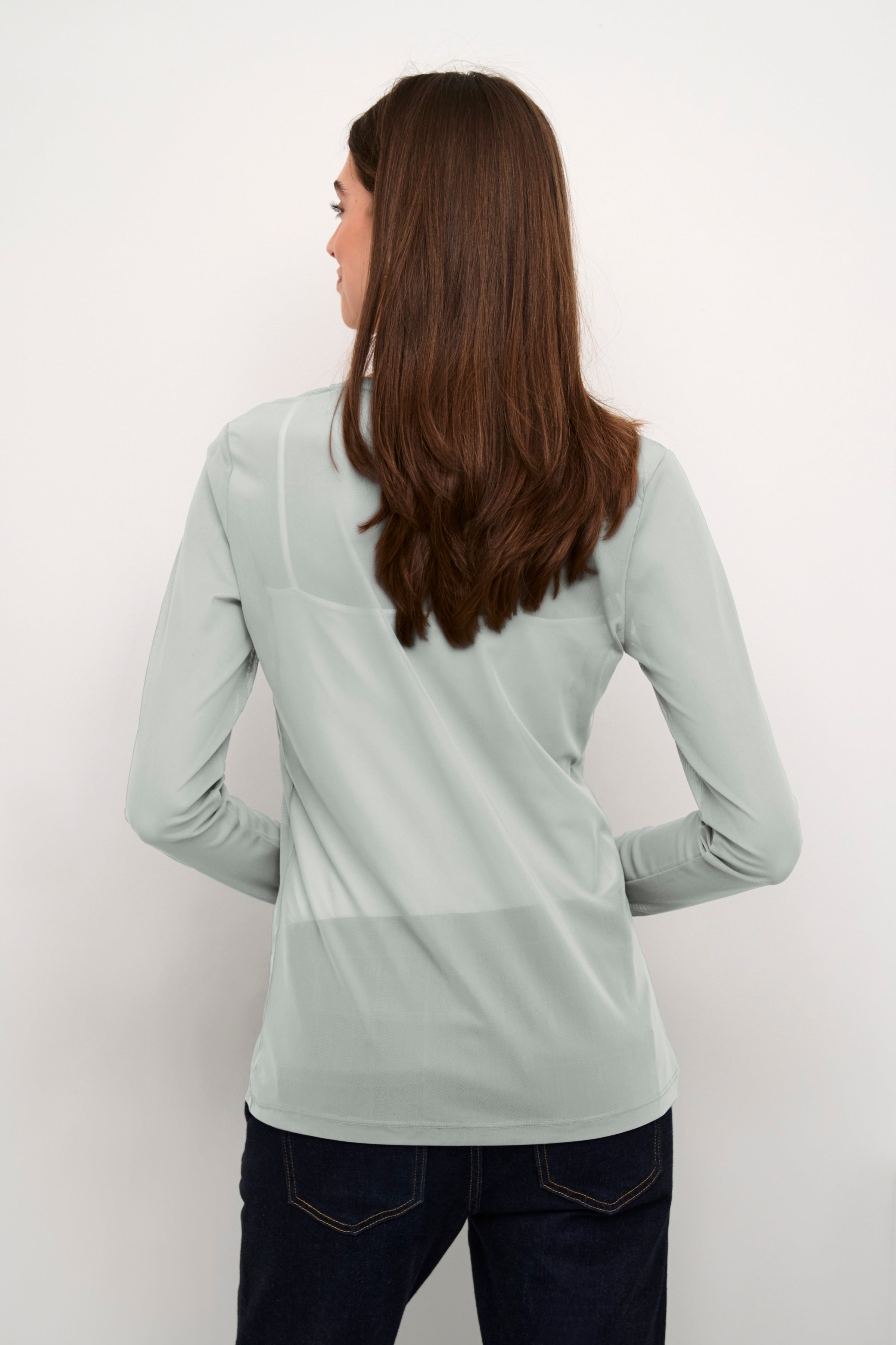 Melida Blouse in Steel Grey