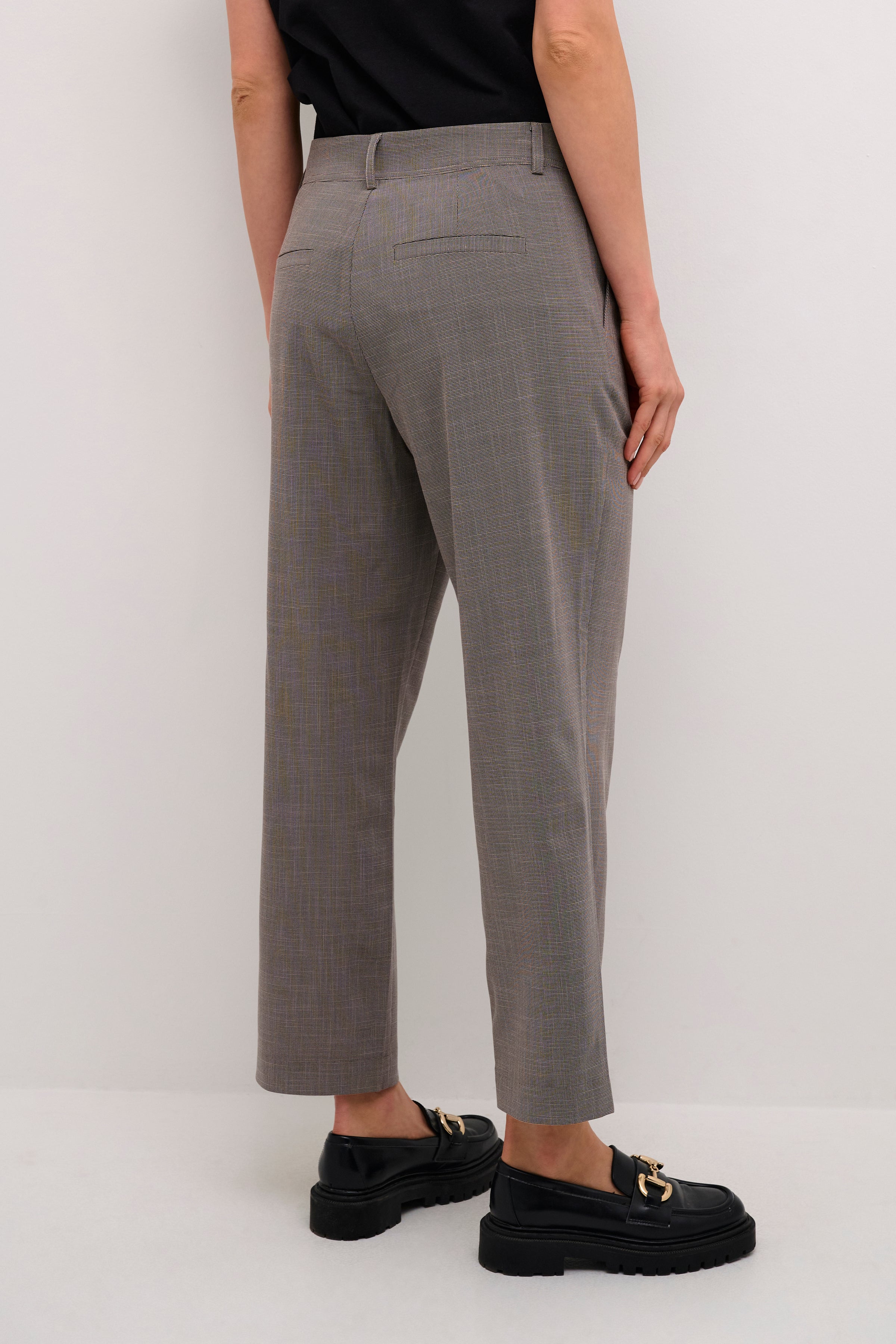 Bartholine Trouser in Dune Check