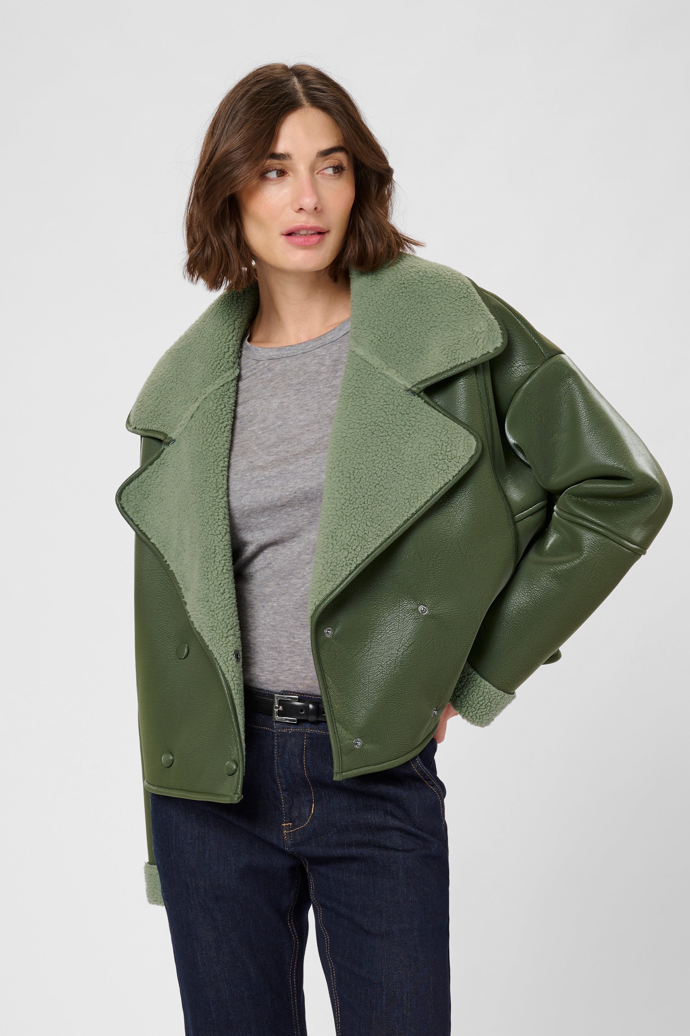 Lenny Jacket in Rifle Green