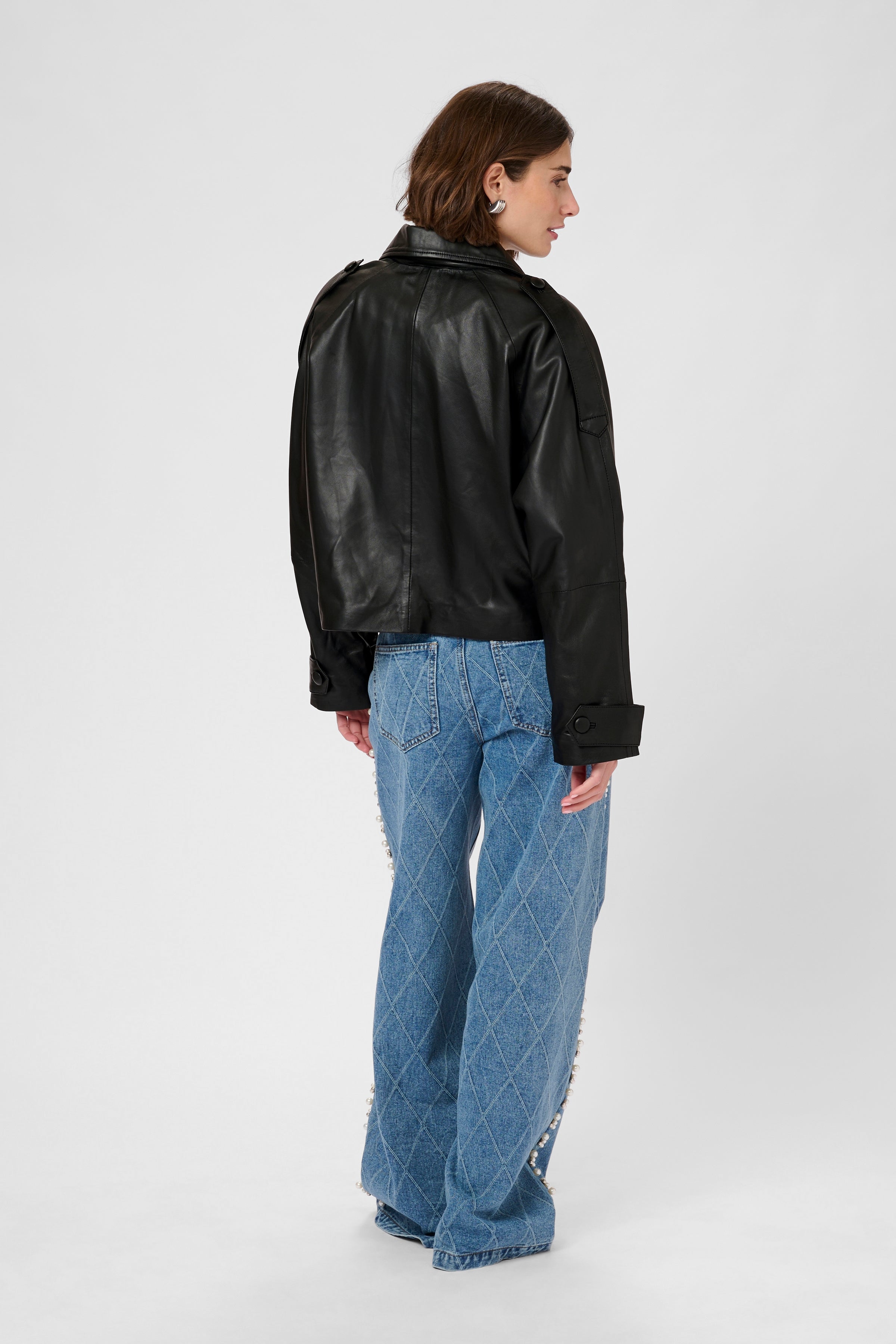 Lima Canja Leather Jacket in Black