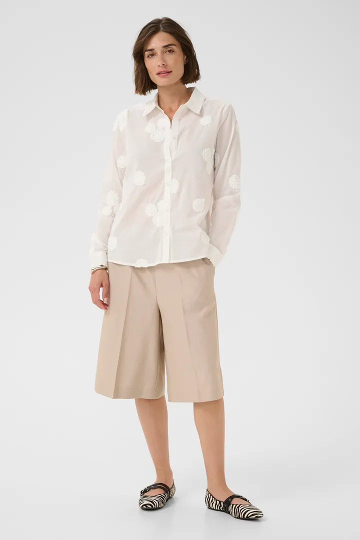 Clover Shirt in Spring Gardenia