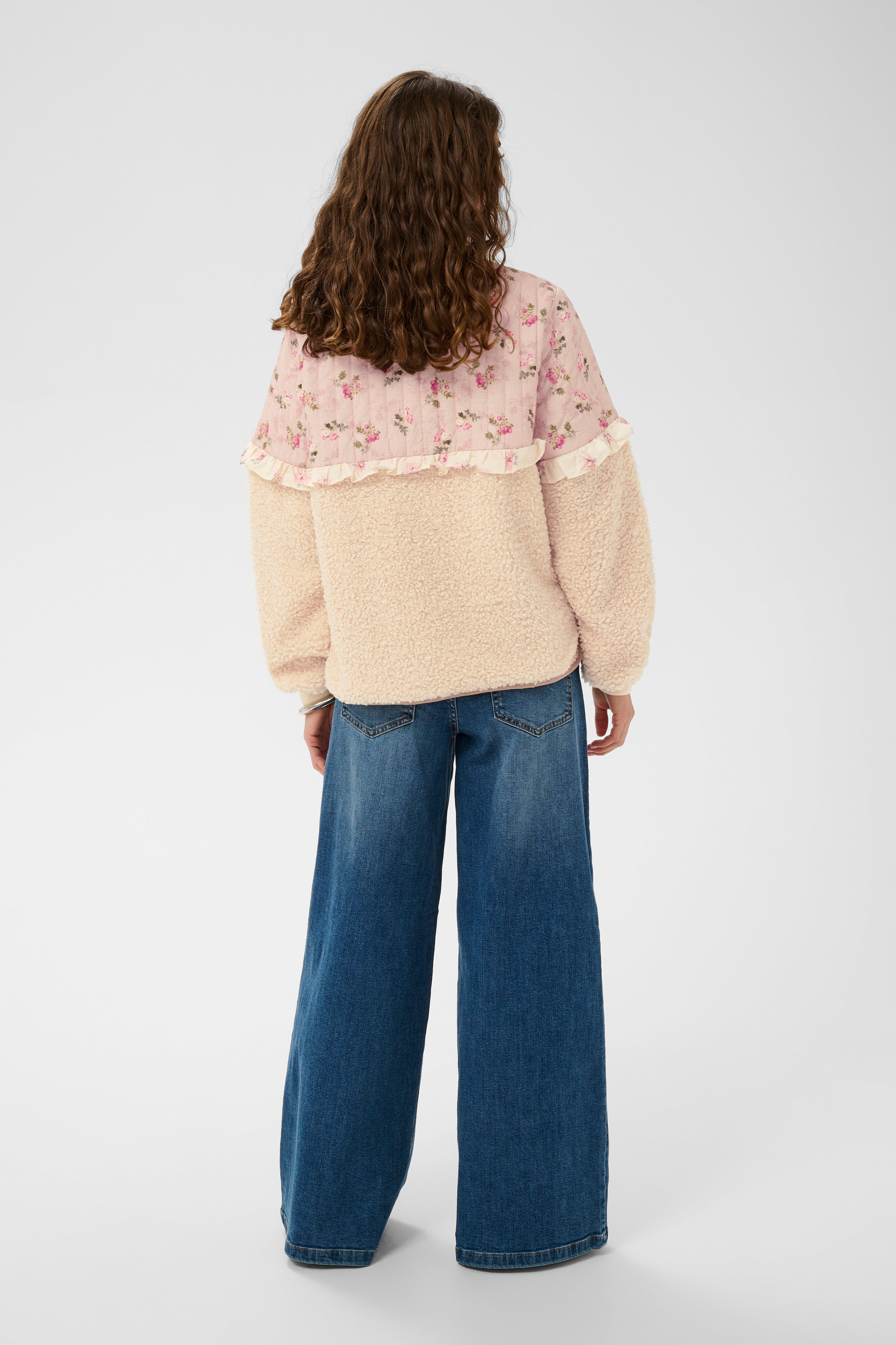 Cuaiko Catina Teddy Jacket in Whitecap