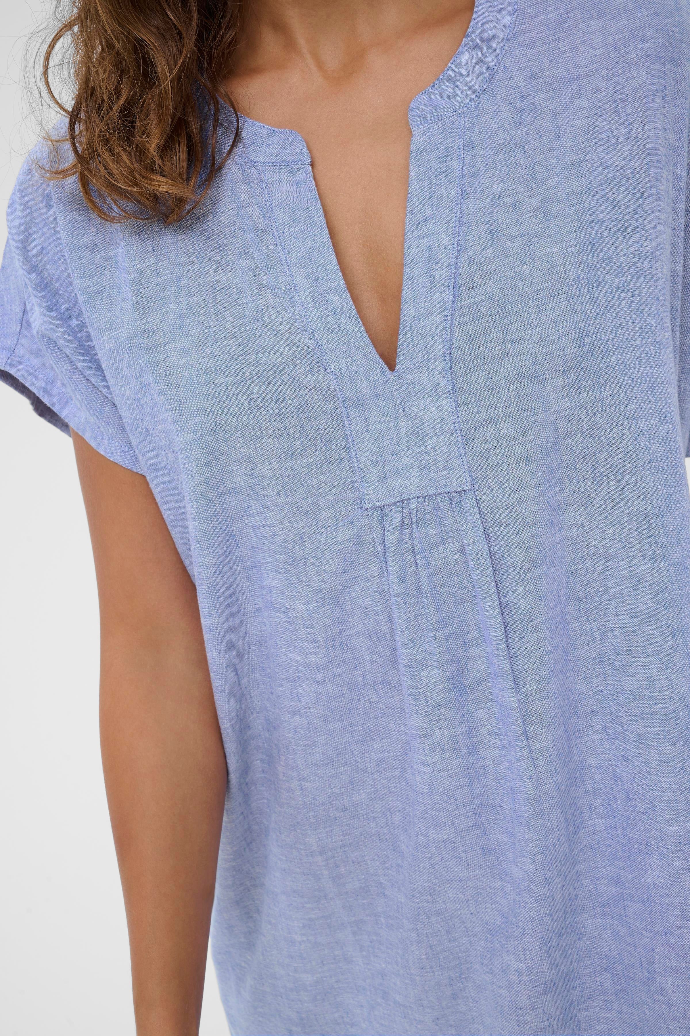 Arletty Dress in Powder Blue