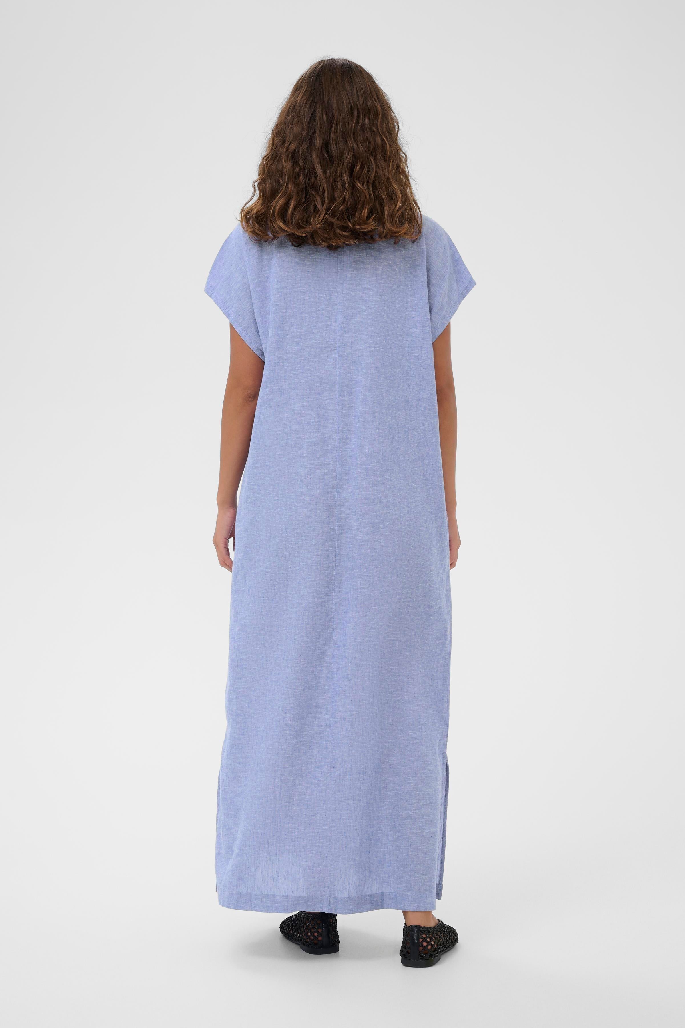 Arletty Dress in Powder Blue