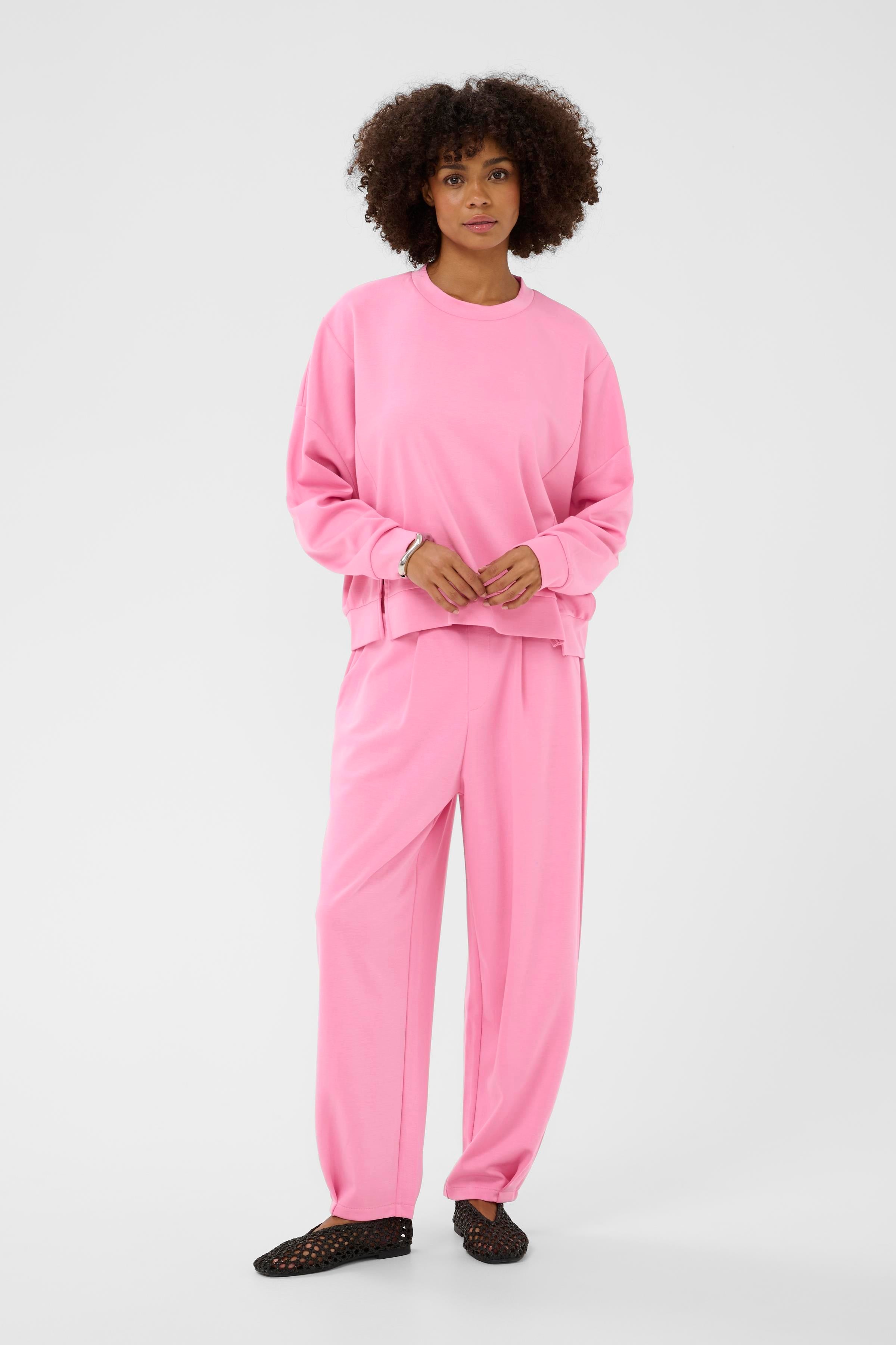 Alyson Chabrina Sweatshirt in Begonia Pink