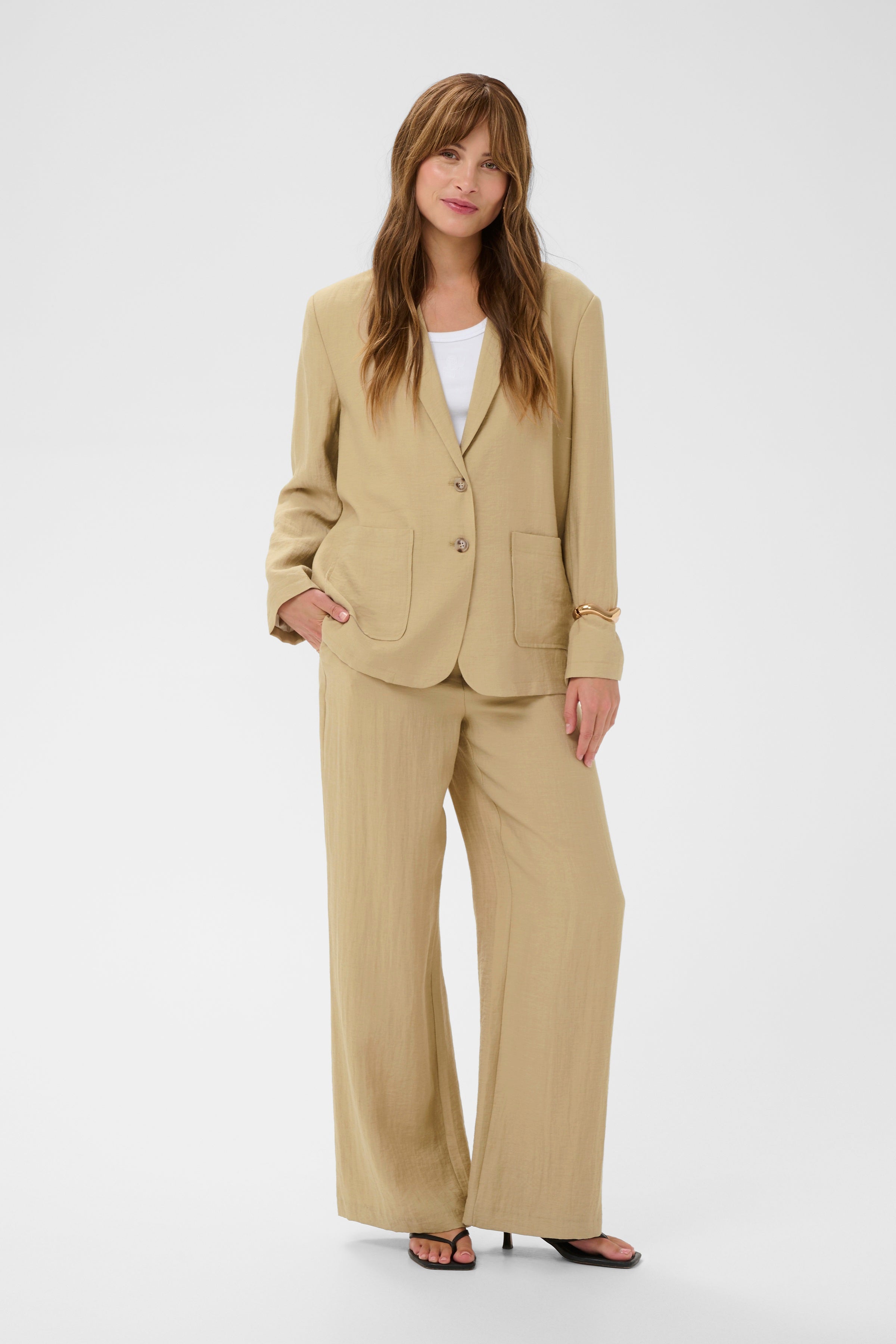 Heida Blazer in Dune
