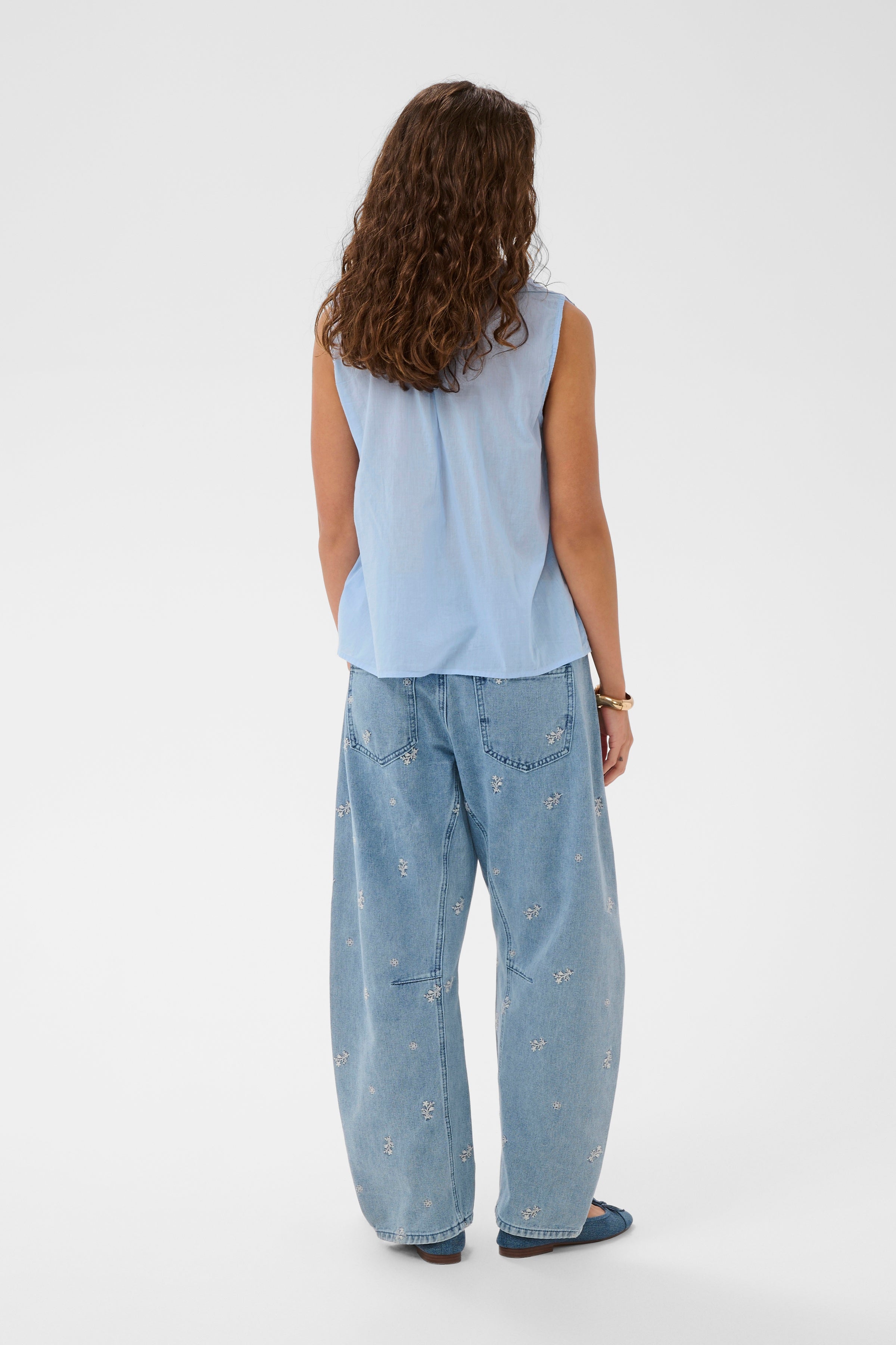 Musso Top in Powder Blue